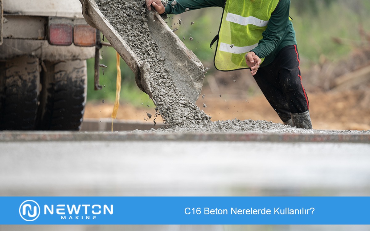 C16 beton nerelerde kullanılır