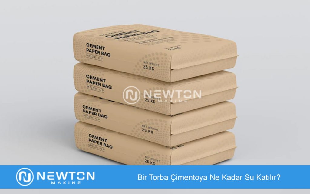 Bir Torba Çimentoya Ne Kadar Su Katılır